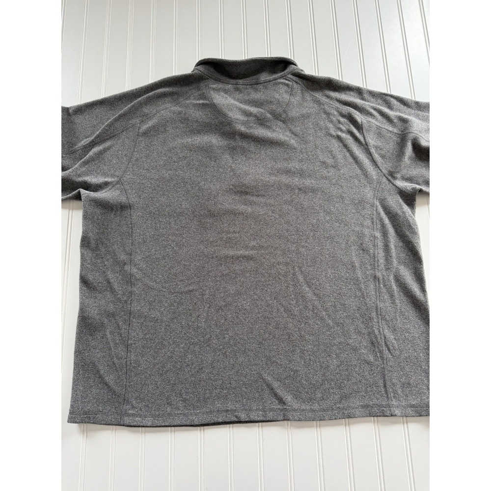L.L. Bean Mens XL Regular Gray Fleece 1/4 Zip Pullover Chest Pocket Traditional - Picture 6 of 6